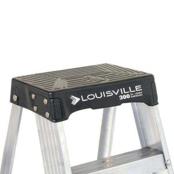 Louisville Ladder 2 Step Industrial Aluminum Ladder-3
