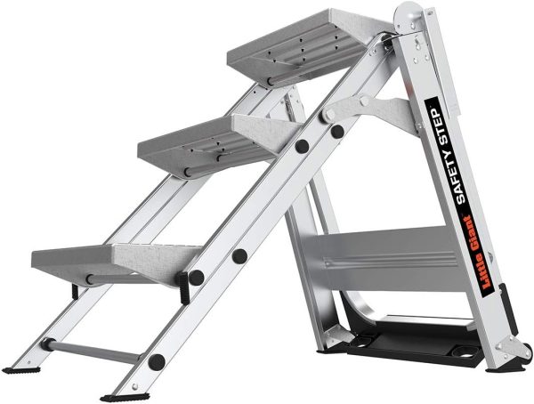 Little Giant Step Ladders Aluminum Lightweight with Wheels-5
