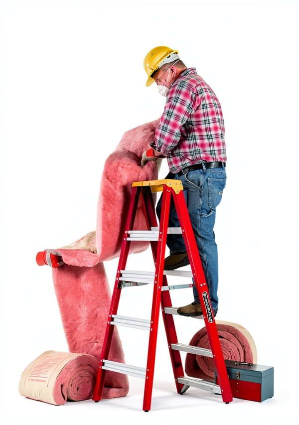 Fiberglass Stepladder Louisville Ladder Heavy Duty 300lb-4
