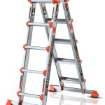 LANBITOU Aluminum Multi Position Ladder Home Improvement-0