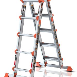 LANBITOU Aluminum Multi Position Ladder Home Improvement-0