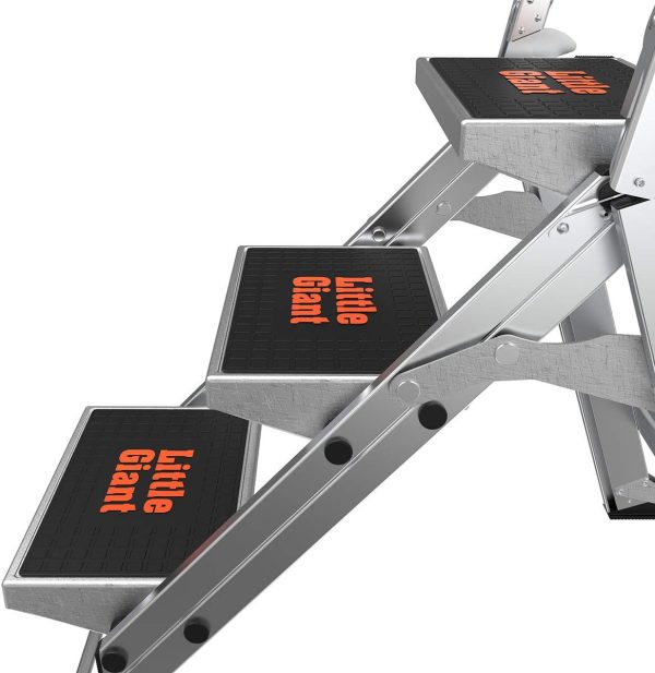 Little Giant Step Ladders Aluminum Lightweight with Wheels-12