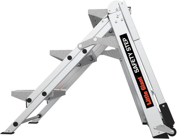 Little Giant Step Ladders Aluminum Lightweight with Wheels-8