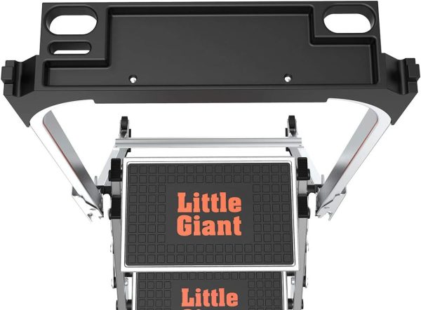 Little Giant Step Ladders Aluminum Lightweight with Wheels-13