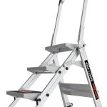 Little Giant Step Ladders Aluminum Lightweight with Wheels-0