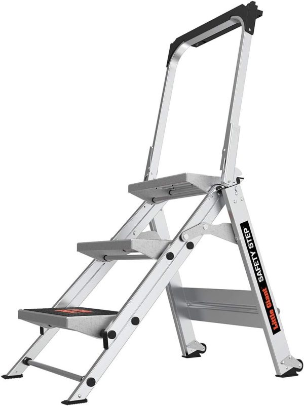 Little Giant Step Ladders Aluminum Lightweight with Wheels-0