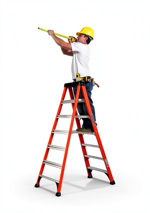 Fiberglass Step Ladder Louisville Ladder Heavy Duty 375lb-4