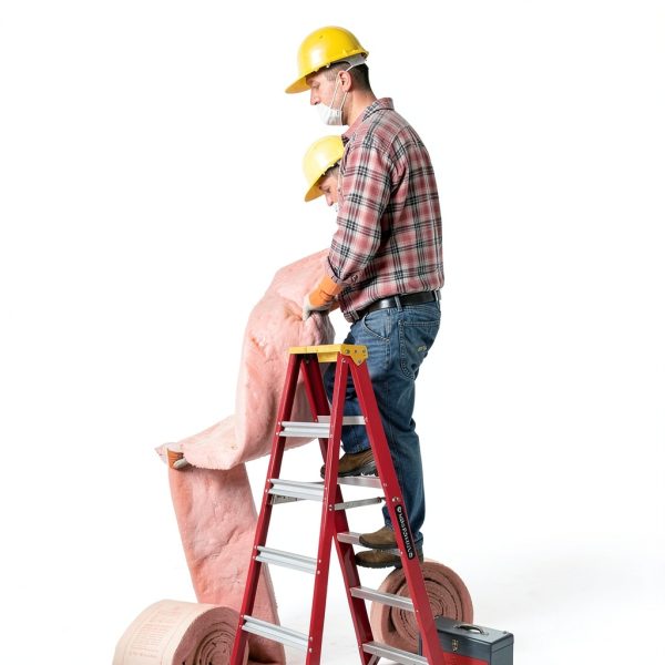 Fiberglass Stepladder Louisville Ladder Heavy Duty 300lb-1