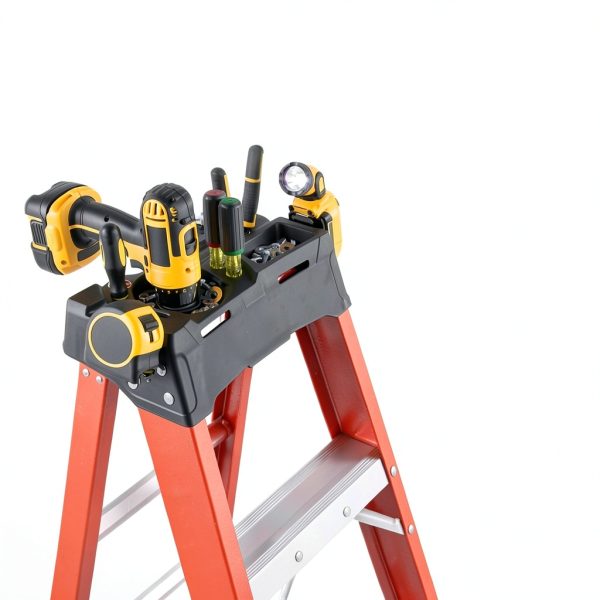 Fiberglass Step Ladder Louisville Ladder Heavy Duty 375lb-5