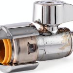 SharkBite Max Brass Push Stop Valve Silver-0