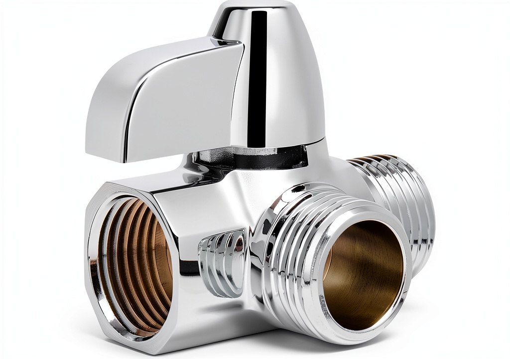 NearMoon shower diverter installed in a modern bathroom