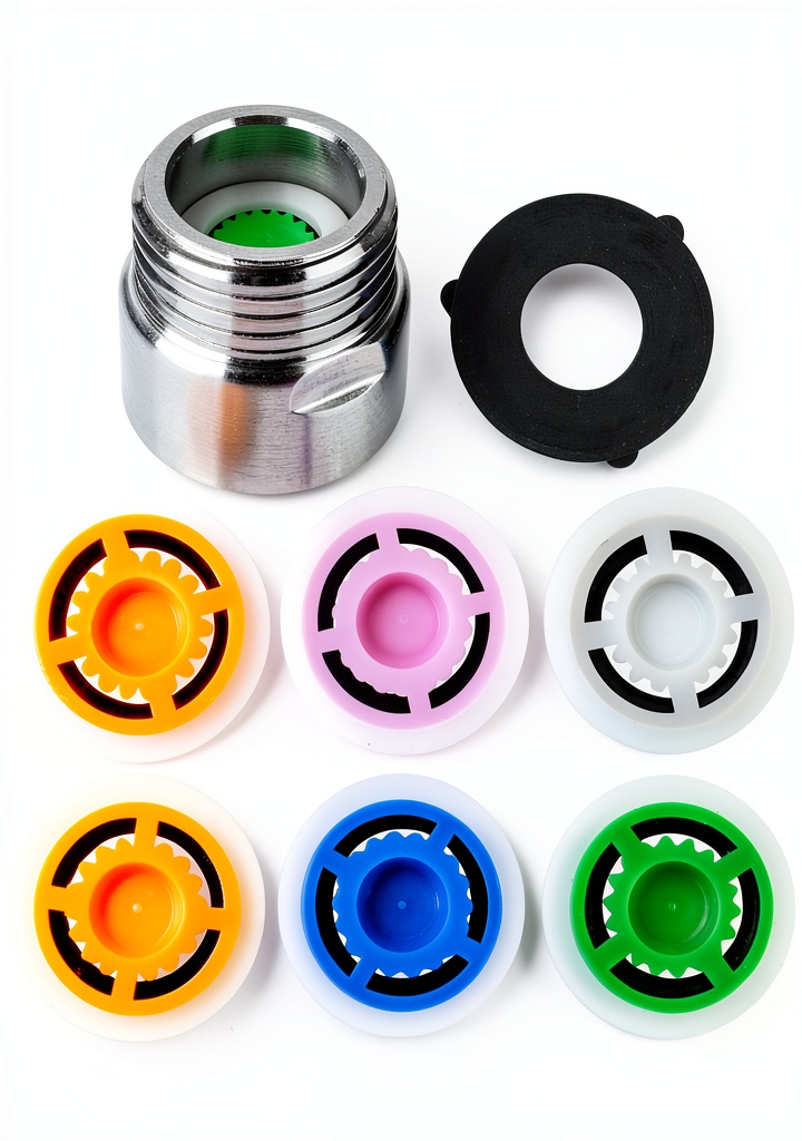 Stainless steel shower flow reducer