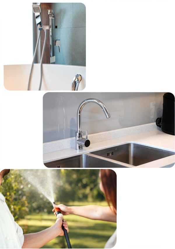 Sankoly Stainless Steel Shower Flow Reducer-6