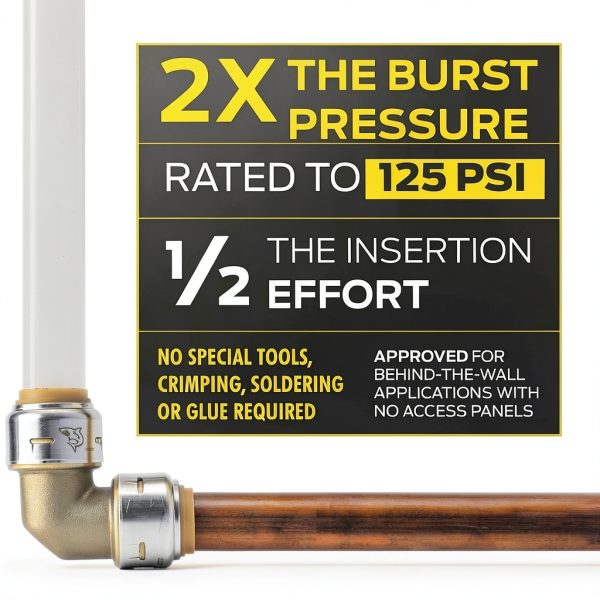 SharkBite Max Brass Push Stop Valve Silver-2