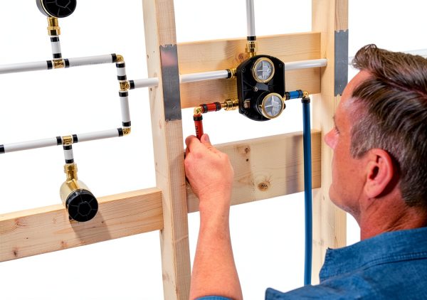 Delta Monitor Diverter Valve Brass Wall Mount-5