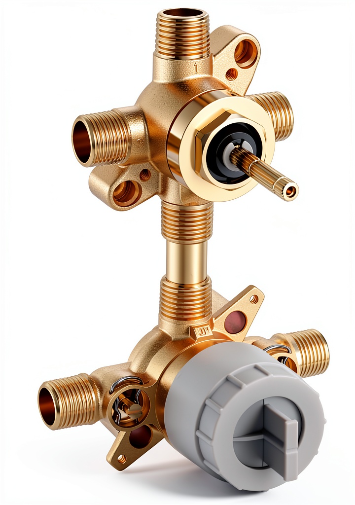 Moen M-Core valve installed in a modern bathroom shower