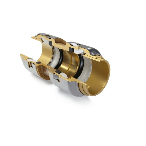 SharkBite Max Brass Push Stop Valve Silver-4