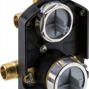 Delta Faucet Diverter Valve R22000-WS Brass 5-Port Wall-Mount-0