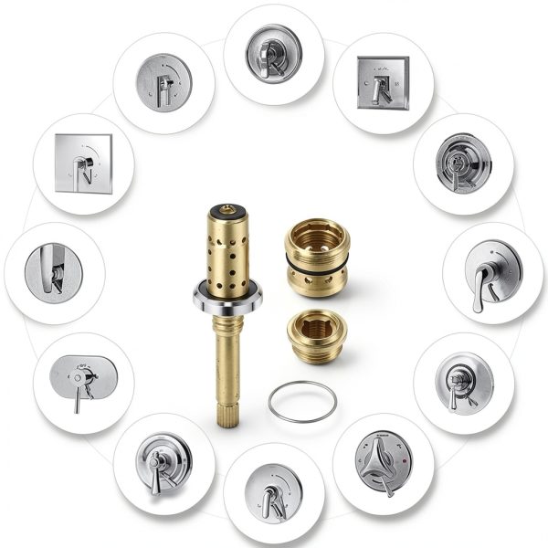 Enhon Brass Shower Valve Rebuild Kit Model SO-Enhon-1403 with Spindle-2