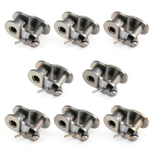 420 Chain Roller Chain Offset Link 8 Pcs Master Link by Vin Beauty-0